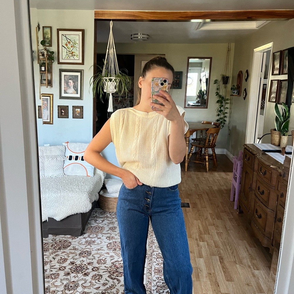 Blue Flare & Wide Leg vintage Jeans